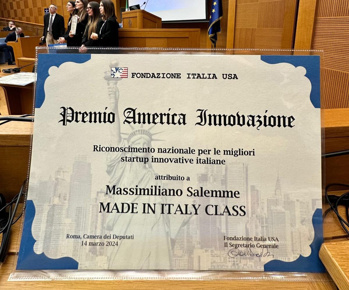 Premio America Innovazione alla Camera dei Deputati