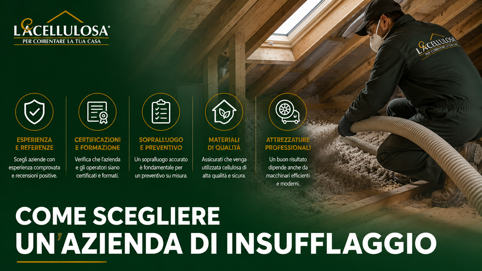 Scegliere azienda insufflaggio