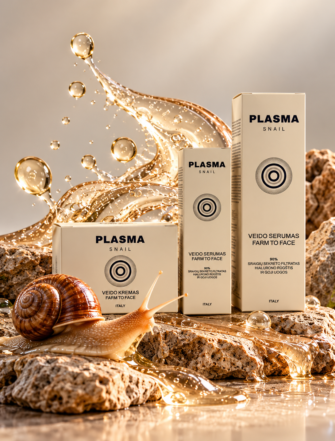 Cosmetici Plasma Snail su roccia.png