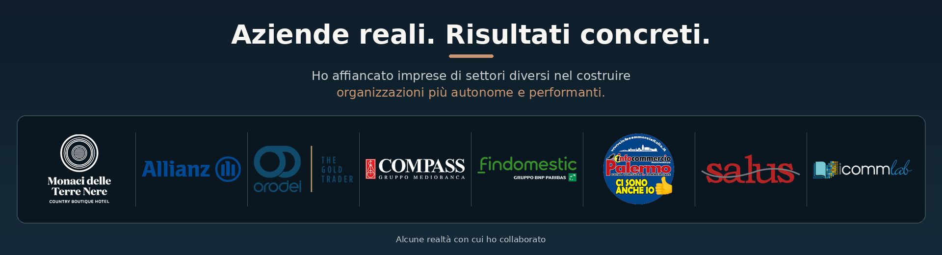 Pannello clienti