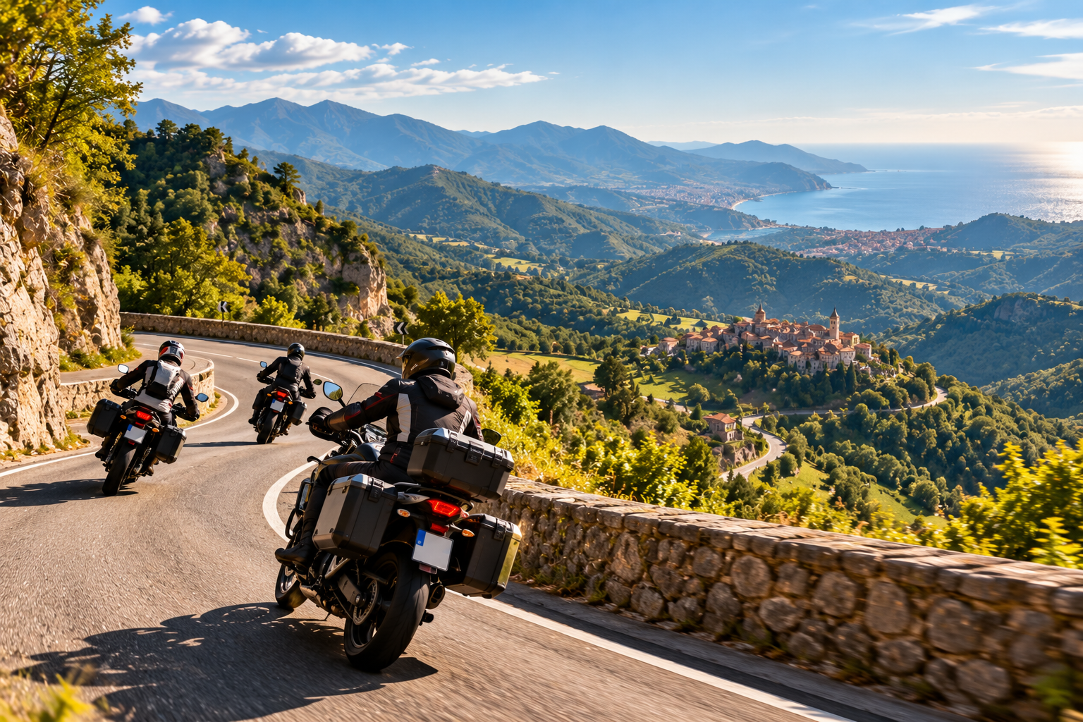 Strade panoramiche per moto